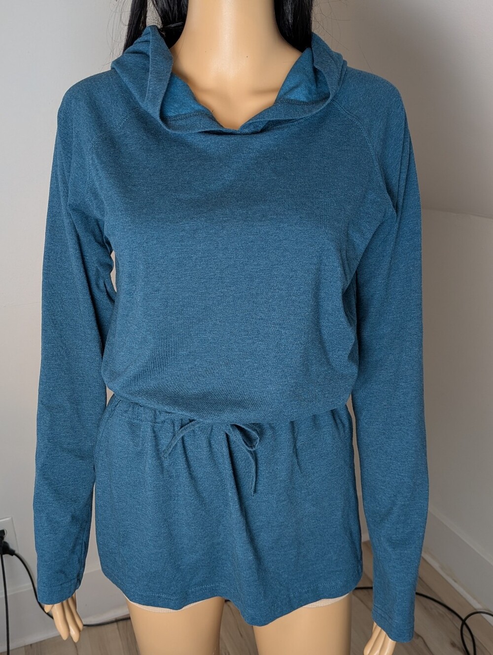 Cabela's Turquoise Blue Cowl Neck Sweatshirt